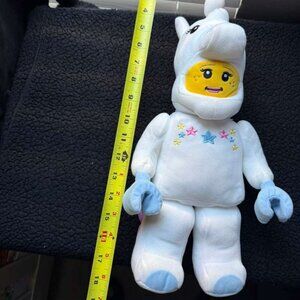LEGO Unicorn Girl Plush Minifigure - Manhattan Toy Co - Large 14" - PRISTINE